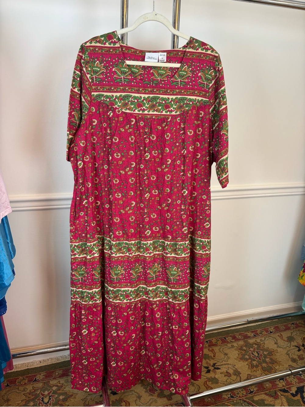 Vermont Country Store Cotton House dress caftan